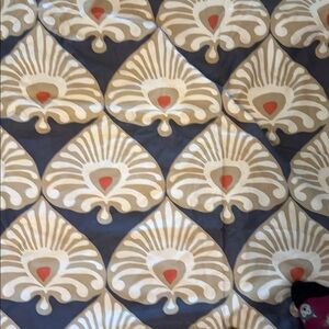 Serena & Lily Full / queen size Duvet Cover no shams. Palmetto print